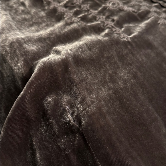 Johnny Was Velvet Top with Floral Embroidery - Picture 5 of 6